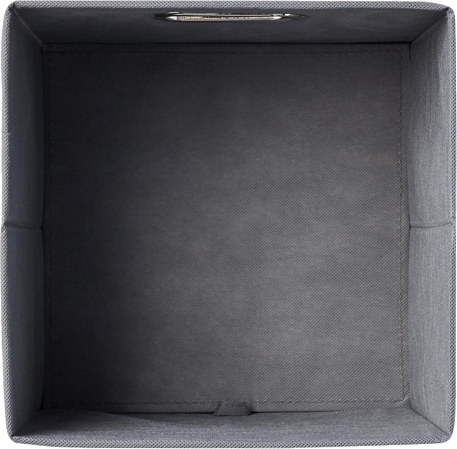 Collapsible Cube Storage Bins, Space-Saving, Organizing Fabric Bins with Handles, 10.5 X 10.5 X 11 Inches, Light Grey, 6-Pack